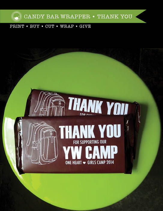 Candy Bar Wrapper Thank You • DIY Download 