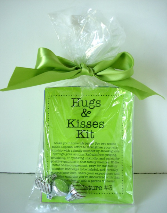 LDSNEST.COM Young Women Personal Progress Divine Nature #3 Hugs & Kisses Kit - Maybe use it for Father's Day