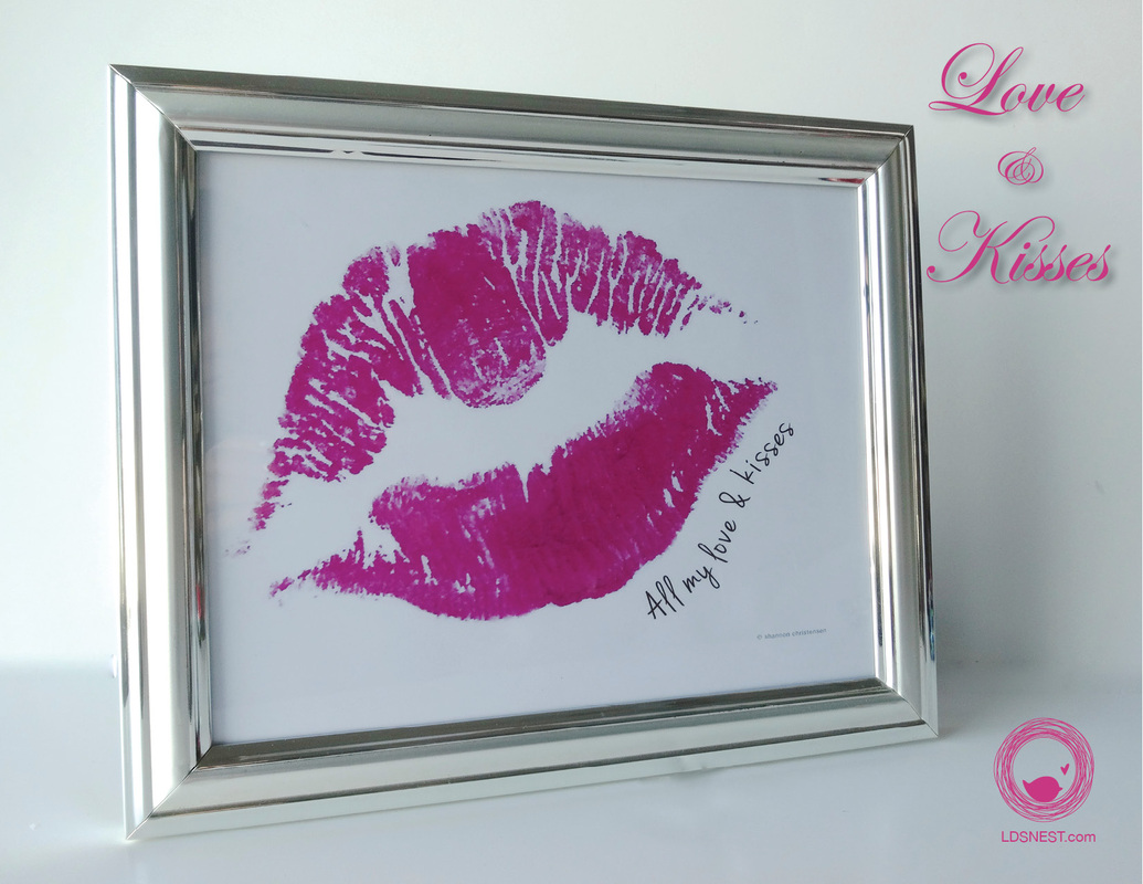 Valentines Love & Kisses Download • Shannon Christensen for LDSNEST.com
