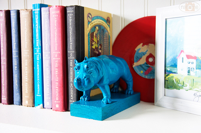 DIY animal bookend from Natalme