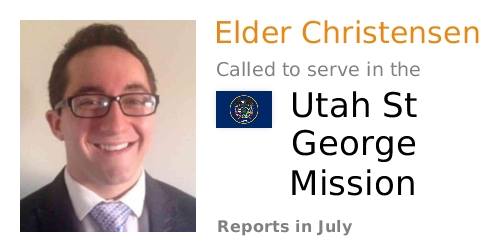 Wade K. Christensen Mission Annoucement, St. George Utah
